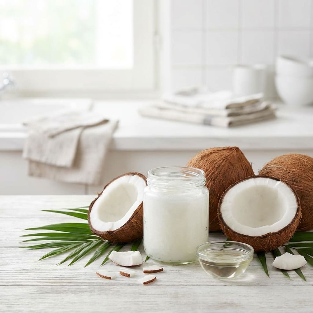 Coconut Oil Background